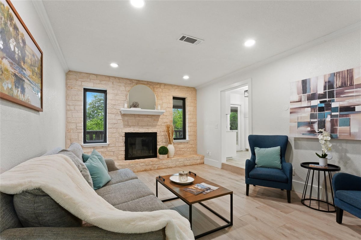 Primary bedroom at 612 Canyon Rim Dr - 4 bed 2 bath home