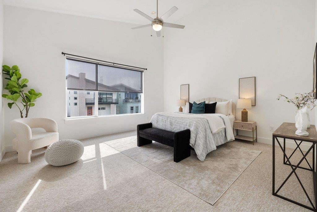 Primary bedroom at 6124 Florencia Ln - 3 bed 2 bath home