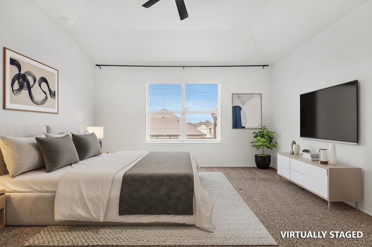 Primary bedroom at 6166 Lavaca Dr - 4 bed 2 bath home