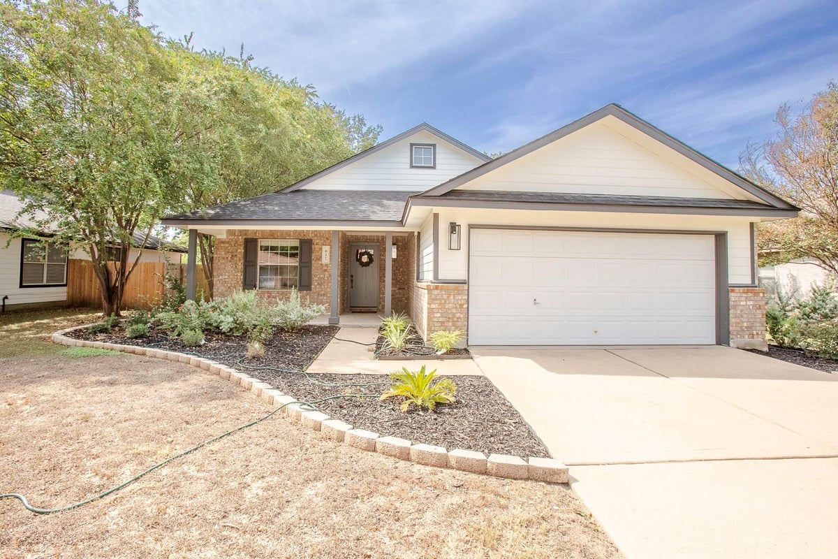 View 617 Barbara Way in Riverside Grove 617 Barbara Way - front exterior - Luxury home in Riverside Grove, Bastrop, TX