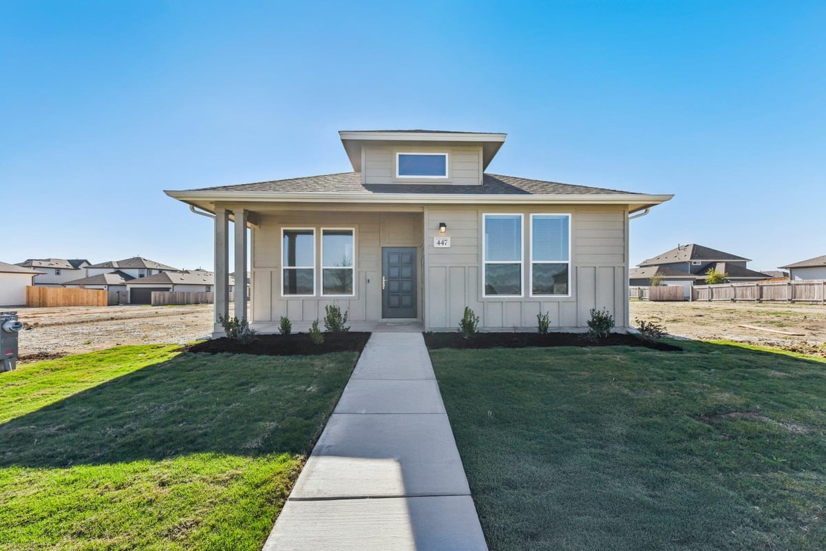 View 6175 Marsh Ln in Porter Country 6175 Marsh Ln - front exterior - Luxury home in Porter Country, Buda, TX