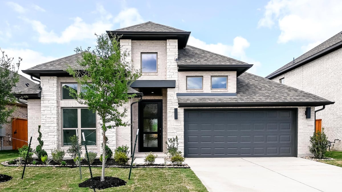 View 618 Bay Breeze Dr in Crosswinds 618 Bay Breeze Dr - front exterior - Luxury home in Crosswinds, Kyle, TX