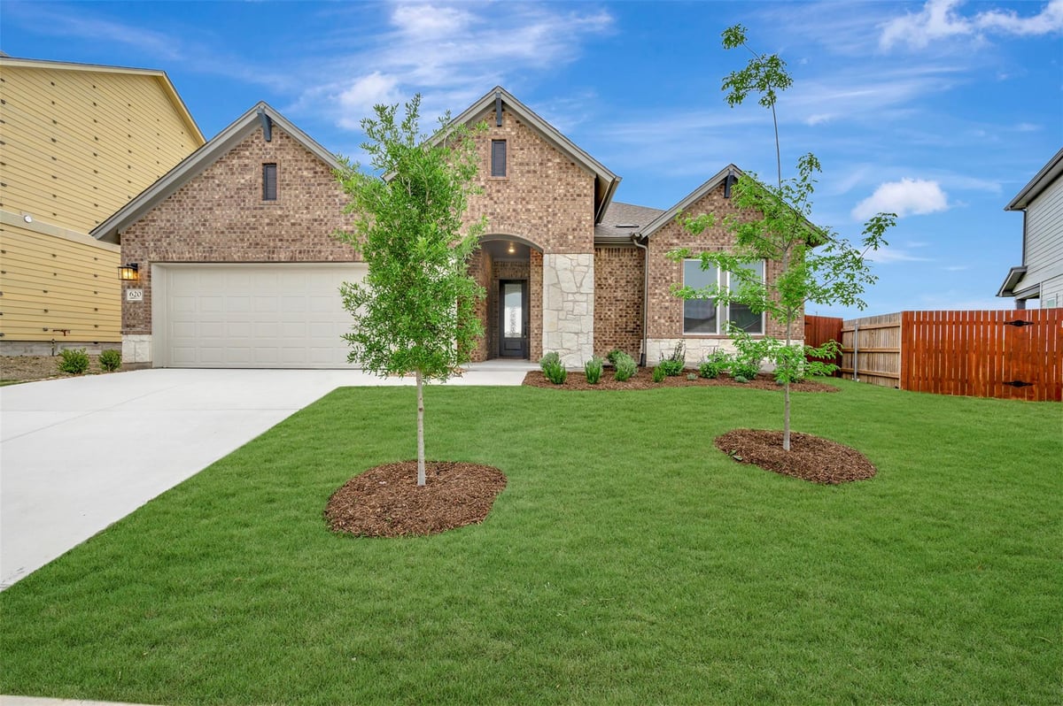 View 620 Texas Sage Loop in Sunfield 620 Texas Sage Loop - front exterior - Luxury home in Sunfield, Buda, TX