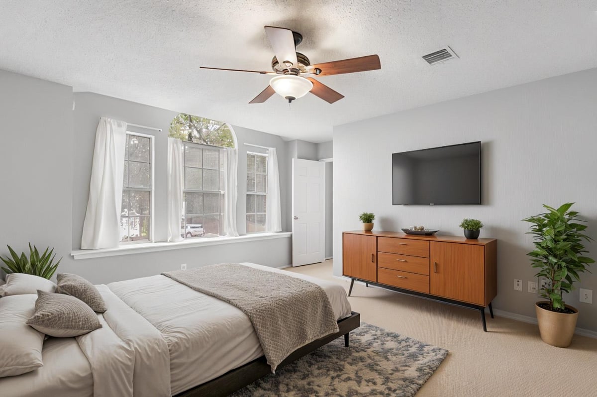 Primary bedroom at 6200 La Naranja Ln - 3 bed 2 bath home