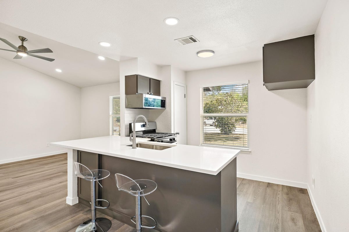 Kitchen at 6203 Berkett Cv Unit #A & B - Village Sec 07, Austin, TX