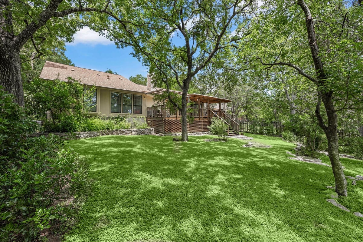 View 6203 Danwood DR in Hunter Oaks 6203 Danwood DR - front exterior - Luxury home in Hunter Oaks, Austin, TX