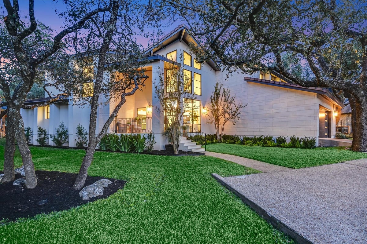 View 6204 Lost Horizon Dr in Great Hills Sec 09 6204 Lost Horizon Dr - front exterior - Luxury home in Great Hills Sec 09, Austin, TX