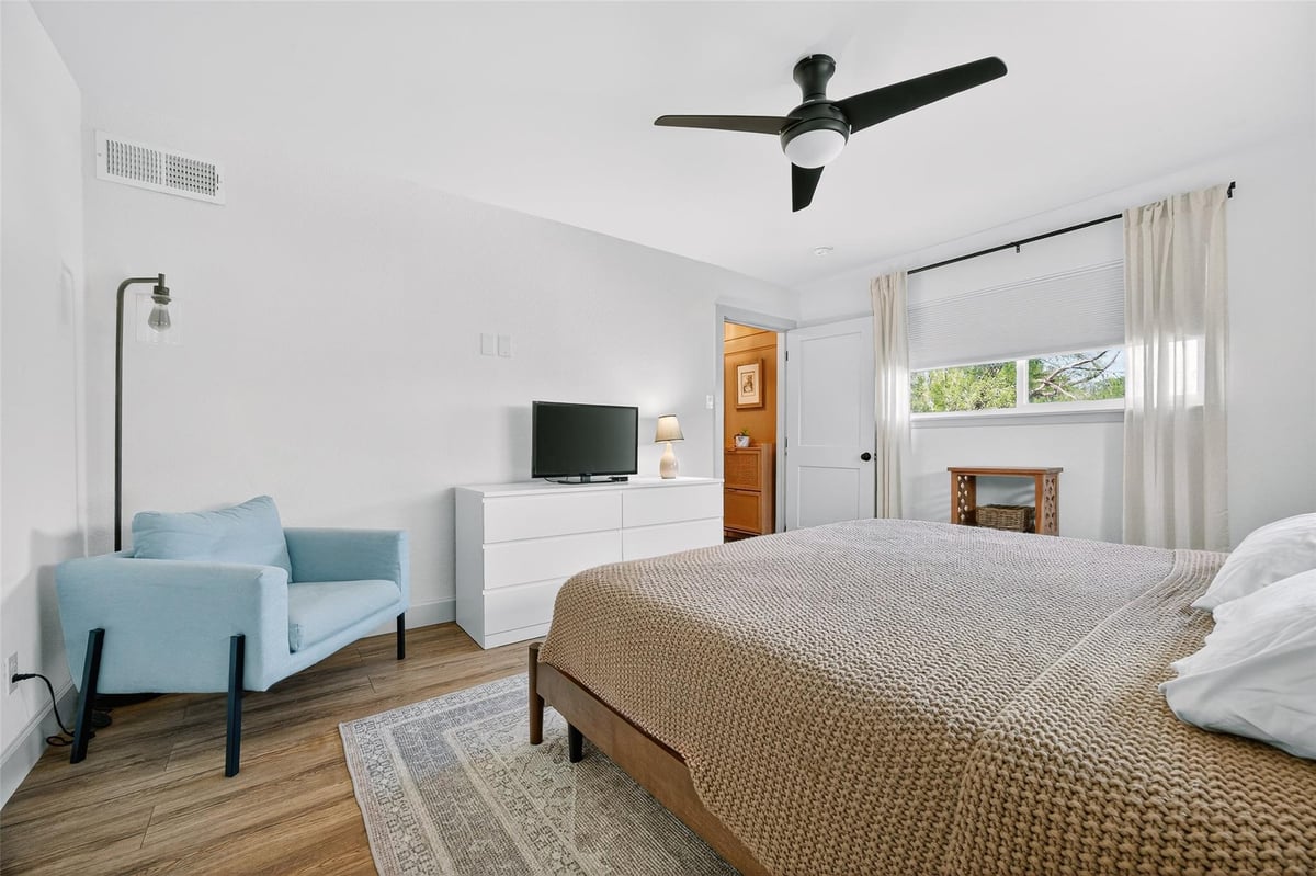 Primary bedroom at 6205 Hylawn Dr - 4 bed 2 bath home