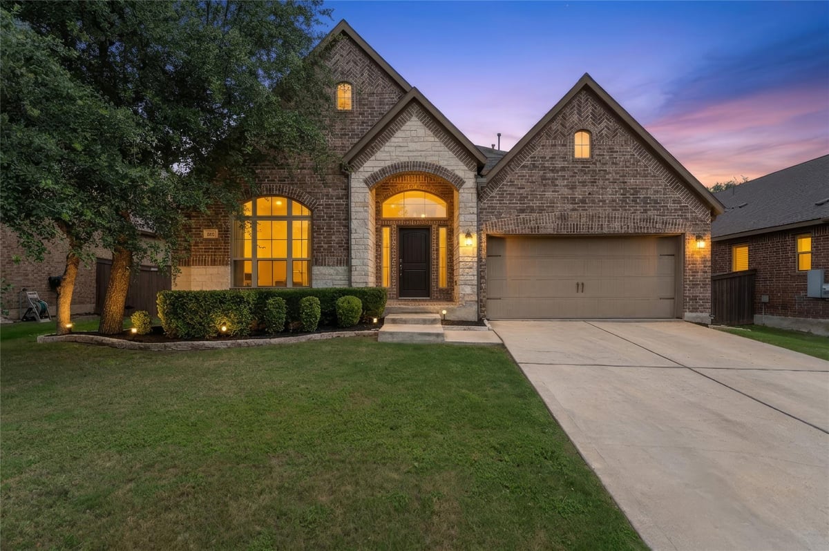 View 621 Judge Fisk DR in Bryson 621 Judge Fisk DR - front exterior - Luxury home in Bryson, Leander, TX