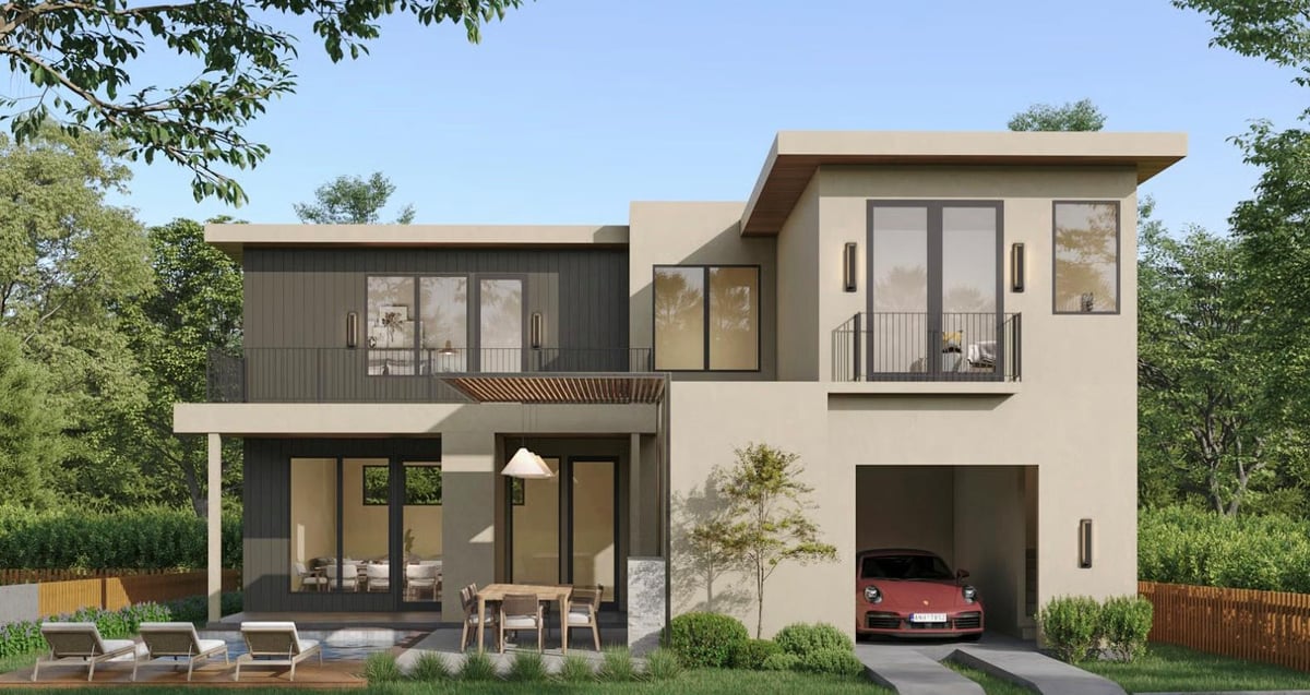6210 Camino Real St - front exterior - Luxury home in Brentwood, Austin, TX