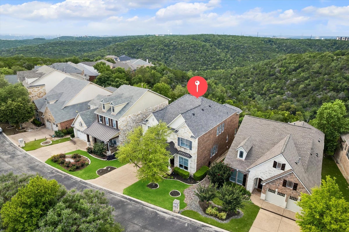 View 6214 River Place BLVD in River Place Sec 25 Amd Of Lts 6214 River Place BLVD - front exterior - Luxury home in River Place Sec 25 Amd Of Lts, Austin, TX