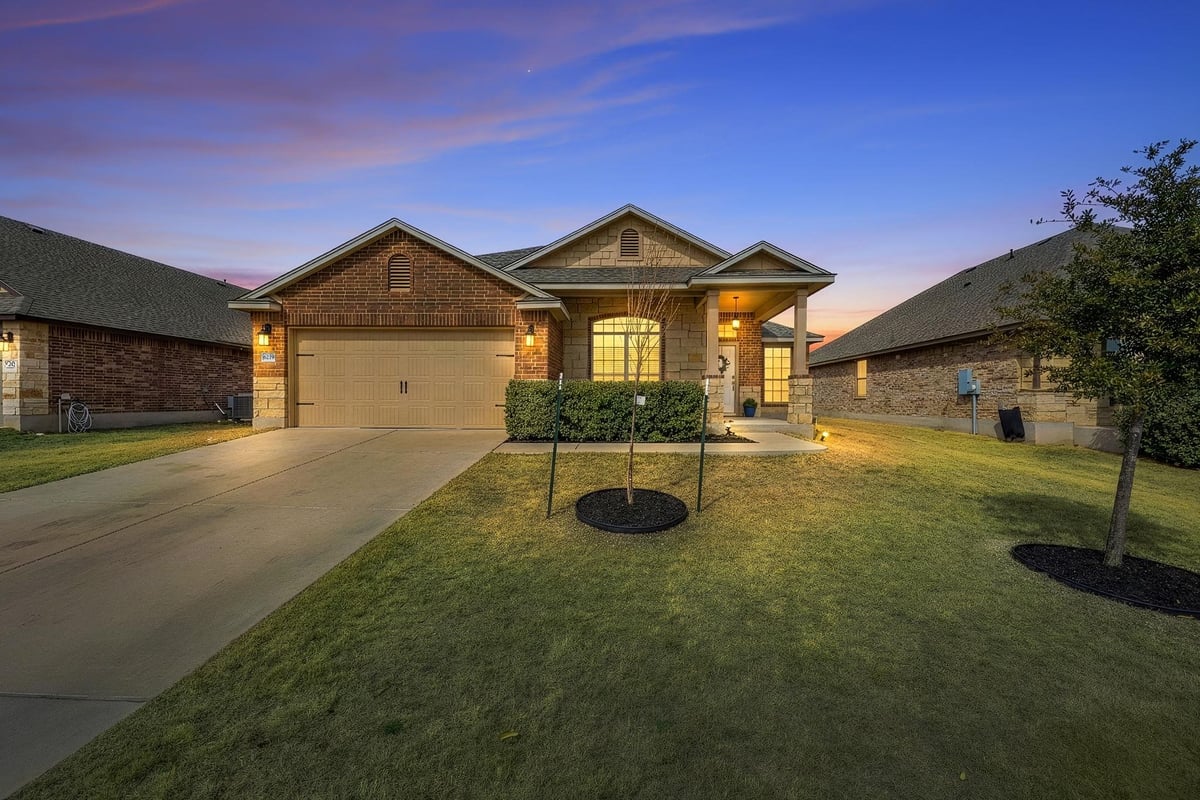 View 6219 Matagorda Rd in THREE CREEKS 6219 Matagorda Rd - front exterior - Luxury home in THREE CREEKS, Belton, TX