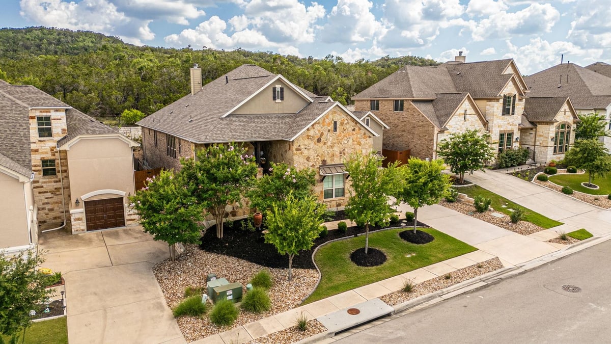 View 6225 Empresa DR in Sweetwater Ranch Sec 2 Village 6225 Empresa DR - front exterior - Luxury home in Sweetwater Ranch Sec 2 Village, Austin, TX