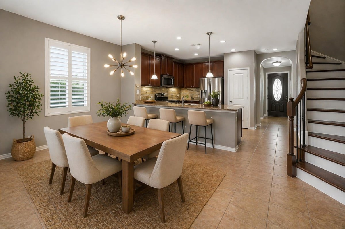 Living area at 6227 Aviara Dr Unit #E3 - 4 bed 2 bath home