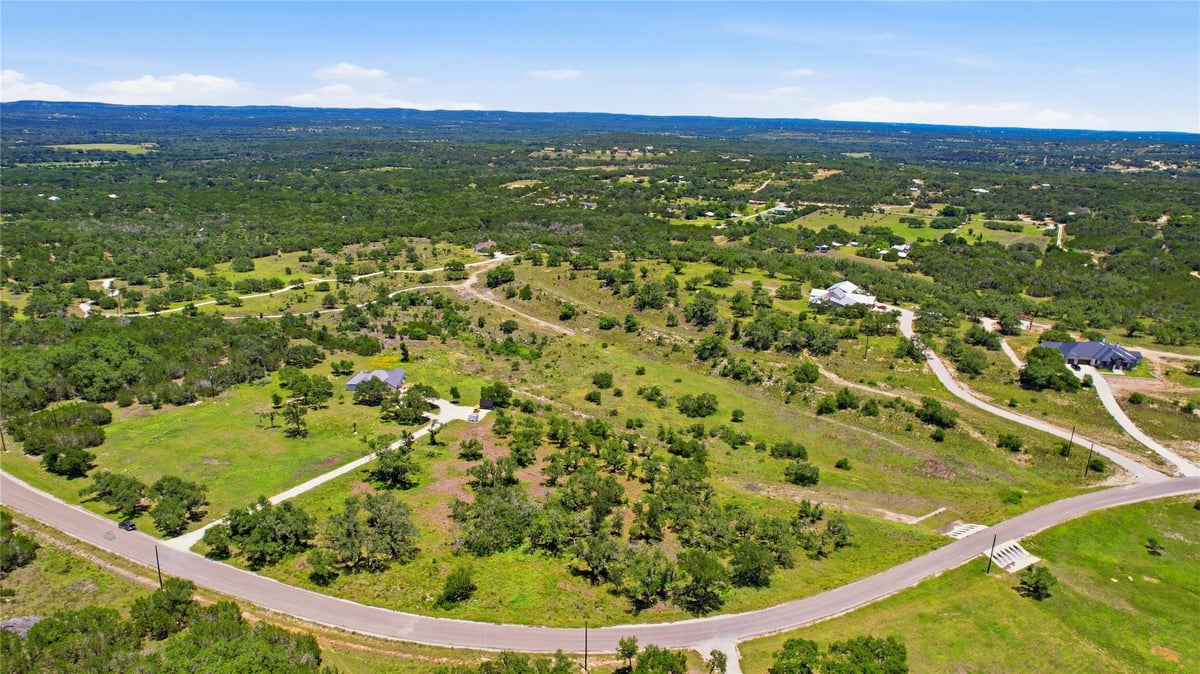 View 623 Whiskey TRL in Old 32 Ranch 623 Whiskey TRL - front exterior - Luxury lot in Old 32 Ranch, Blanco, TX