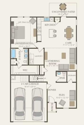 Living area at 624 Rubber Tree Way - 5 bed 3 bath home
