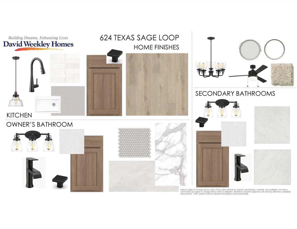 Primary bedroom at 624 Texas Sage Loop - 4 bed 2 bath home