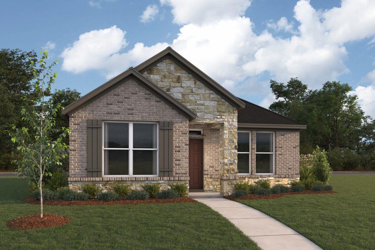 View 629 Clarissa ST in Colony at Cole Springs 629 Clarissa ST - front exterior - Luxury home in Colony at Cole Springs, Buda, TX