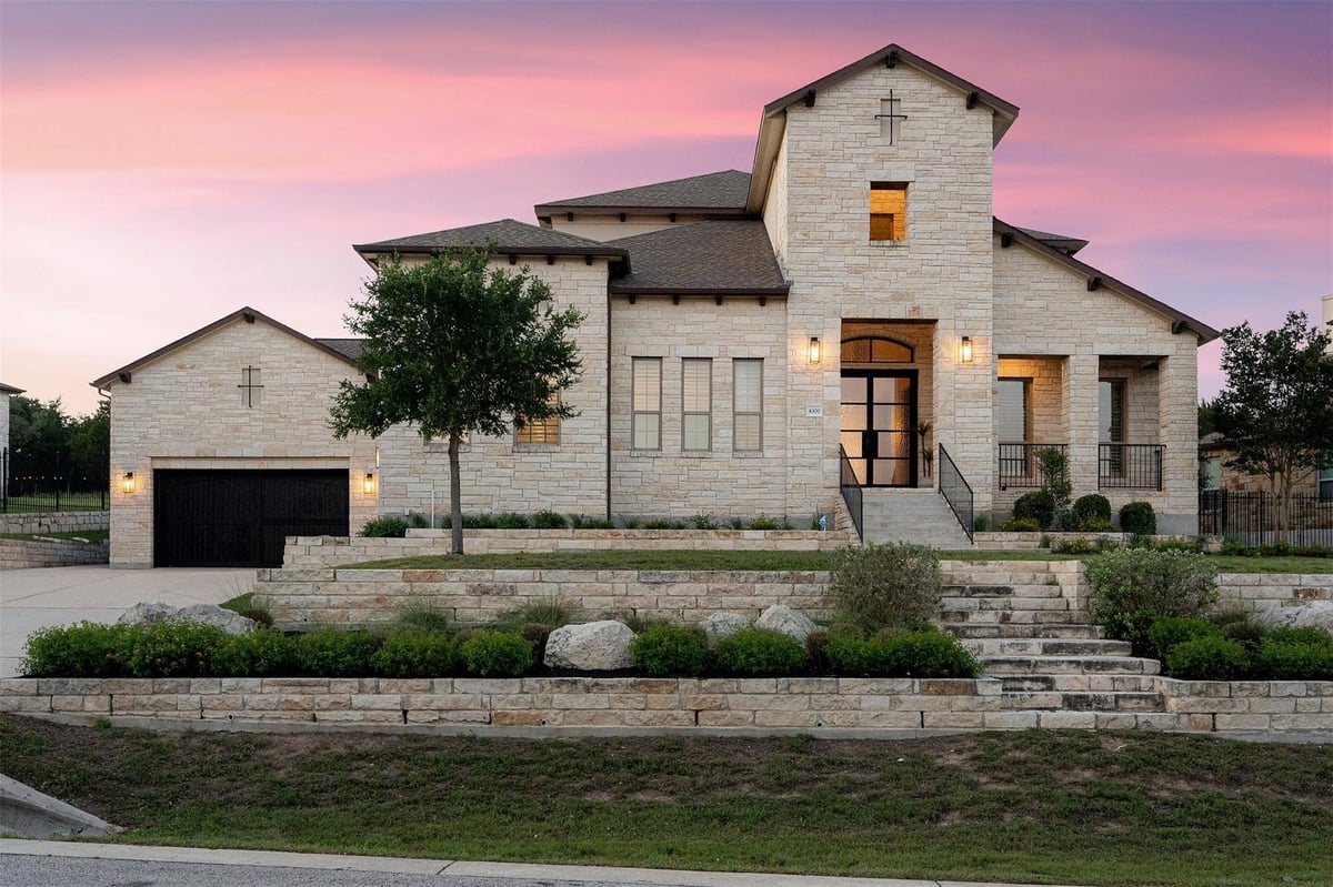 View 6300 Bernia DR in Avana 6300 Bernia DR - front exterior - Luxury home in Avana, Austin, TX