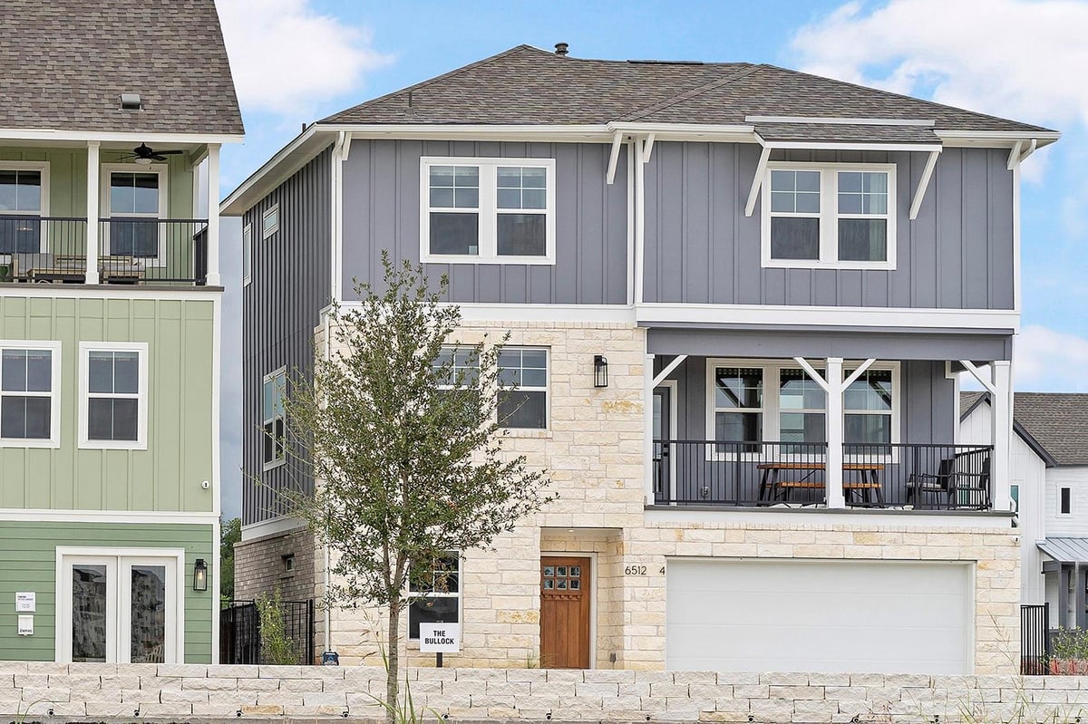 View 6301 Stockman Dr Unit #3 in Goodnight Ranch Ph 2 East Sec 6301 Stockman Dr Unit #3 - front exterior - Luxury home in Goodnight Ranch Ph 2 East Sec, Austin, TX