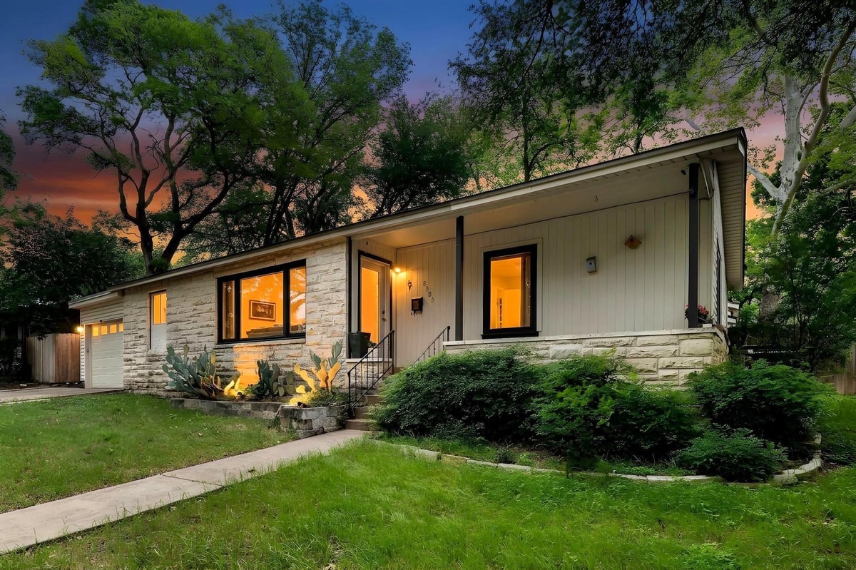 6303 Shoal Creek Blvd - front exterior - Luxury home in Allandale Oaks, Austin, TX