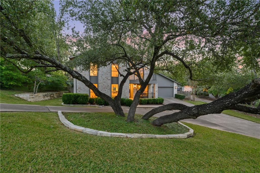 View 6305 Whitemarsh Valley WALK in Lost Creek 6305 Whitemarsh Valley WALK - front exterior - Luxury home in Lost Creek, Austin, TX