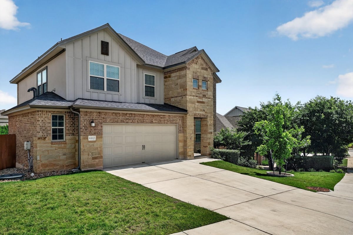 View 6312 Empresa DR in Sweetwater 6312 Empresa DR - front exterior - Luxury home in Sweetwater, Austin, TX