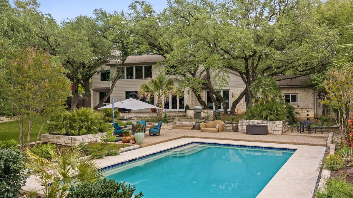 View 6320 Sprucewood DR in Lakewood Village 6320 Sprucewood DR - front exterior - Luxury home in Lakewood Village, Austin, TX