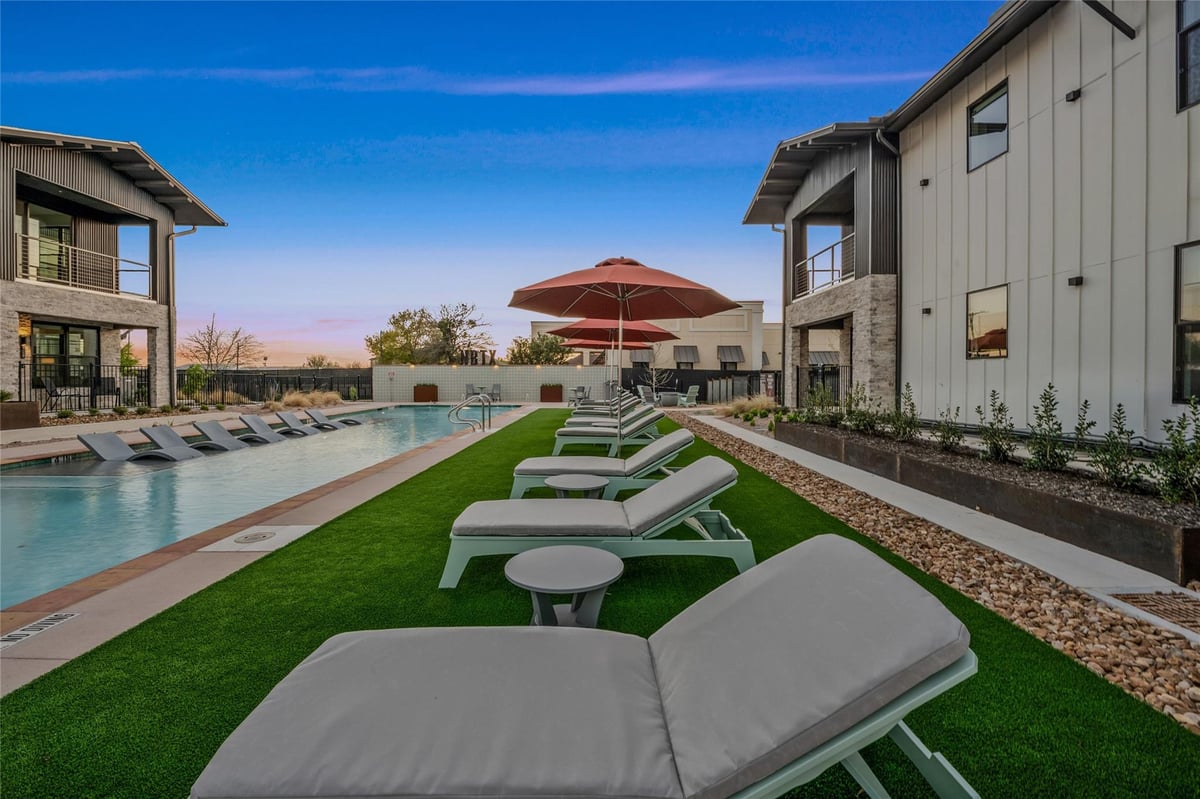 View 634 Central PKWY Unit #1201 in The Village at Creekside 634 Central PKWY Unit #1201 - front exterior - Luxury home in The Village at Creekside, New Braunfels, TX