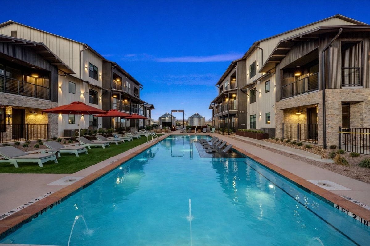 View 634 Central Pkwy Unit #1211 in The Village at Creekside 634 Central Pkwy Unit #1211 - front exterior - Luxury home in The Village at Creekside, New Braunfels, TX