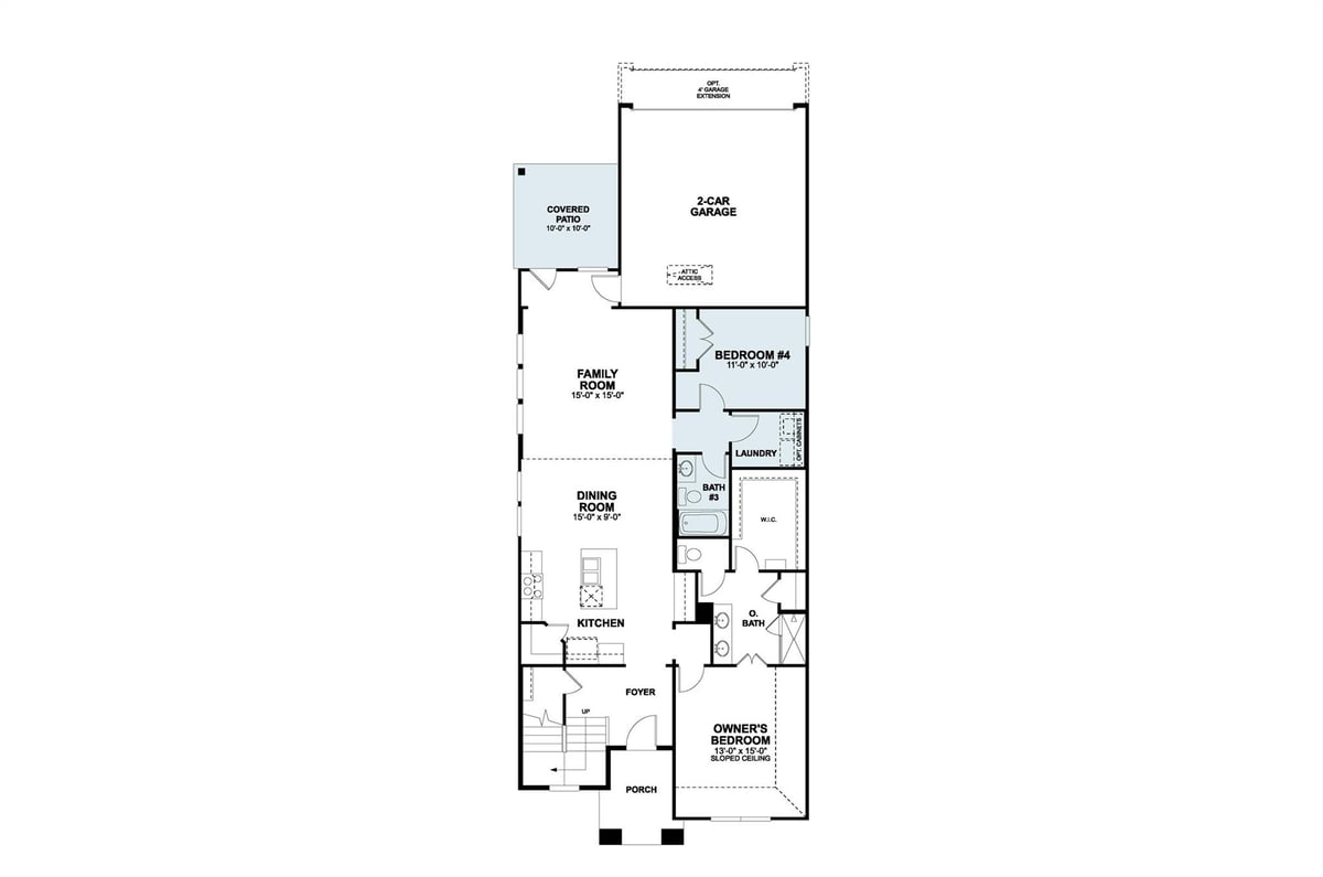 Primary bedroom at 635 Clarissa St - 4 bed 3 bath home