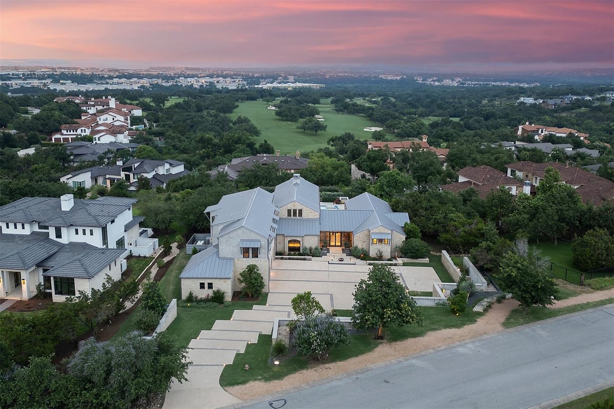 View 6358 Spanish Oaks Club BLVD in Spanish Oaks 6358 Spanish Oaks Club BLVD - front exterior - Luxury home in Spanish Oaks, Austin, TX