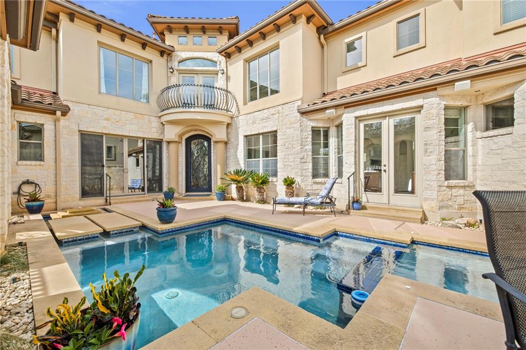 View 64 TIBURON Dr in HILLS OF LAKEWAY PHS 4 THE 64 TIBURON Dr - front exterior - Luxury home in HILLS OF LAKEWAY PHS 4 THE, Austin, TX