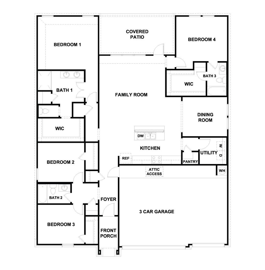 Living area at 640 PRAIRIE WIND Dr - 4 bed 3 bath home