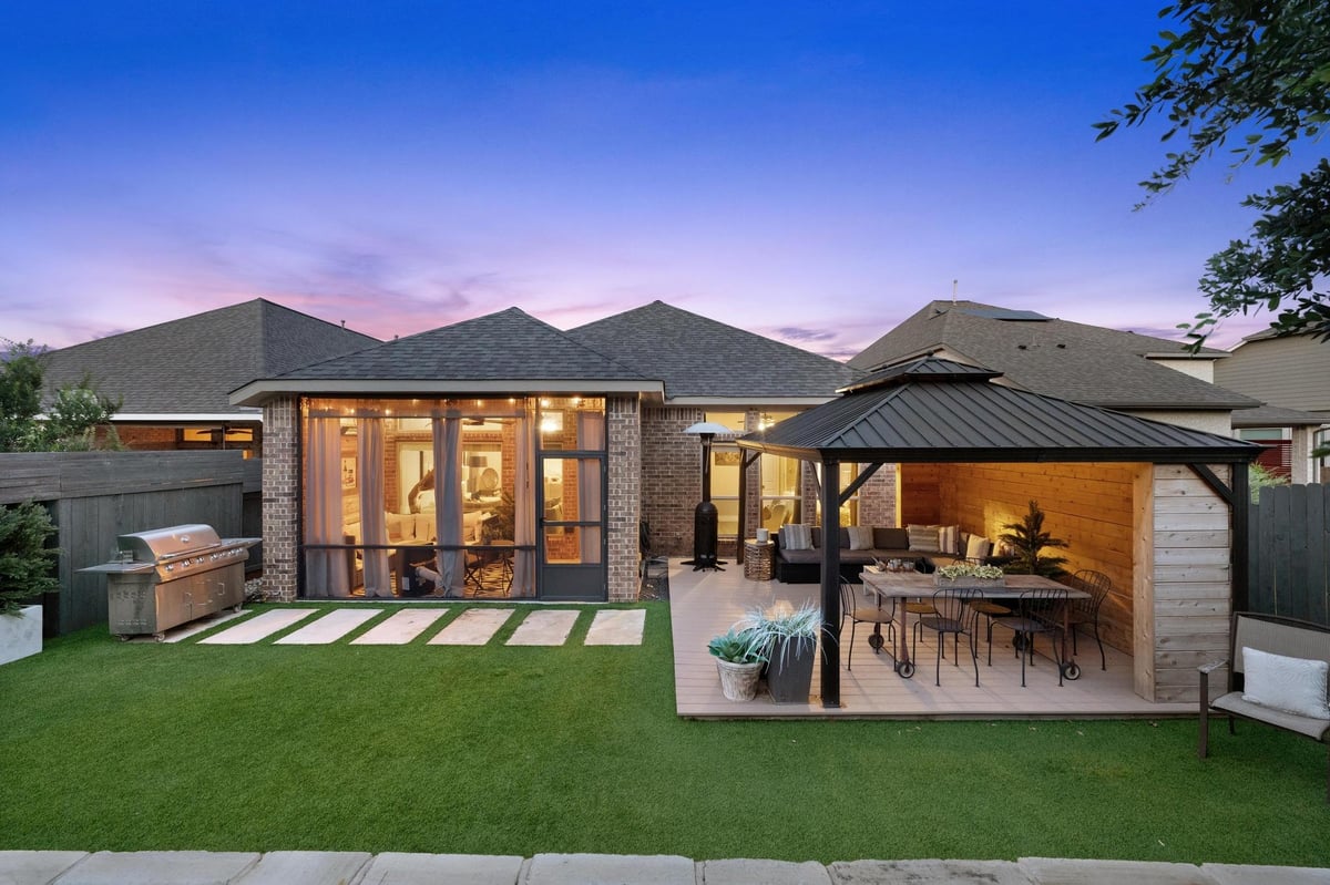 6405 Llano Stage TRL - front exterior - Luxury home in Sweetwater Ranch Sec 2 Village P2, Austin, TX