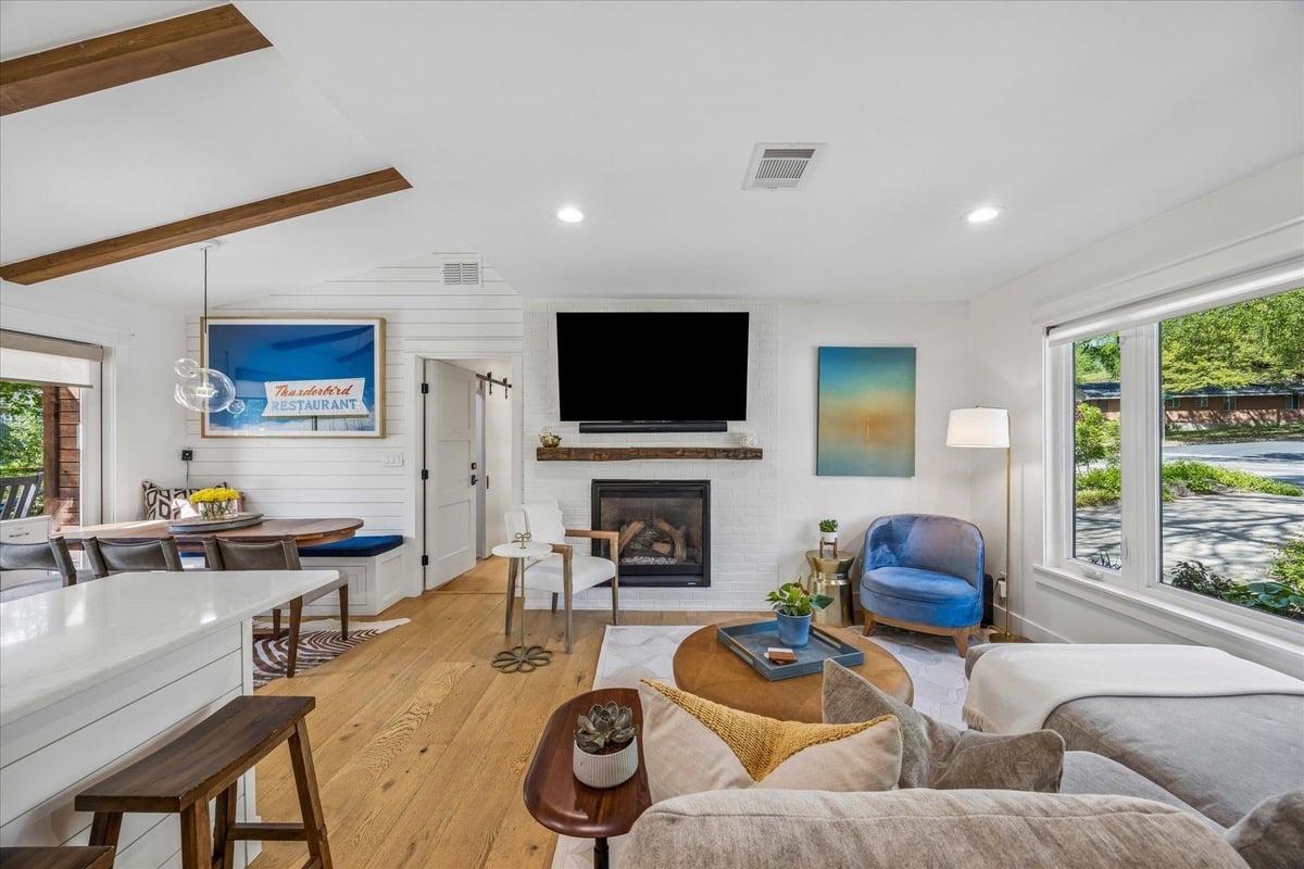 Living area at 6406 Shoal Creek Blvd - 4 bed 2 bath home