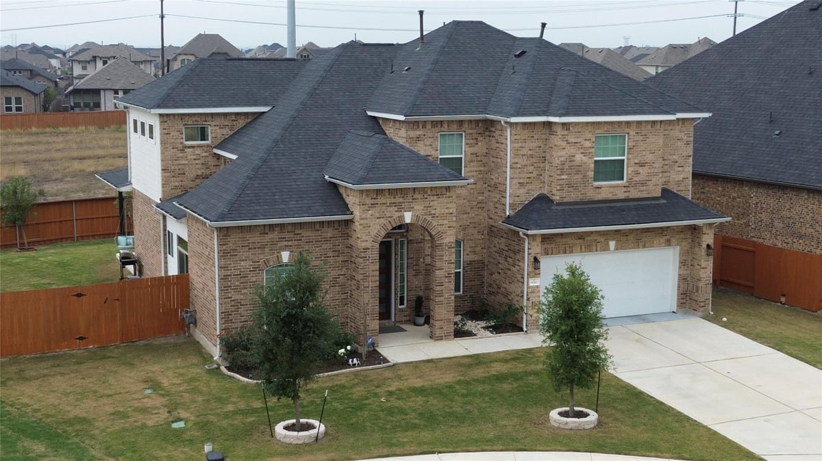 View 650 Wild Pecan Loop in Sunfield 650 Wild Pecan Loop - front exterior - Luxury home in Sunfield, Buda, TX