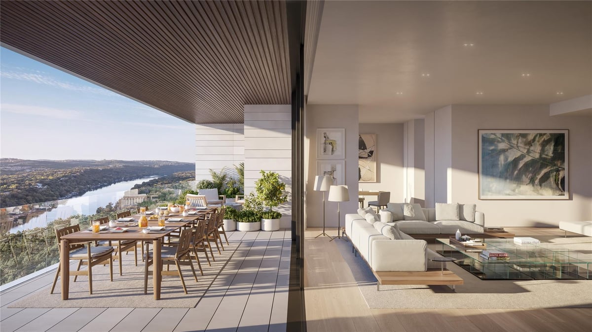 View 6507 Bridge Point PKWY Unit #Bluestem 2A in Hidden Valley Ph B 6507 Bridge Point PKWY Unit #Bluestem 2A - front exterior - Luxury home in Hidden Valley Ph B, Austin, TX