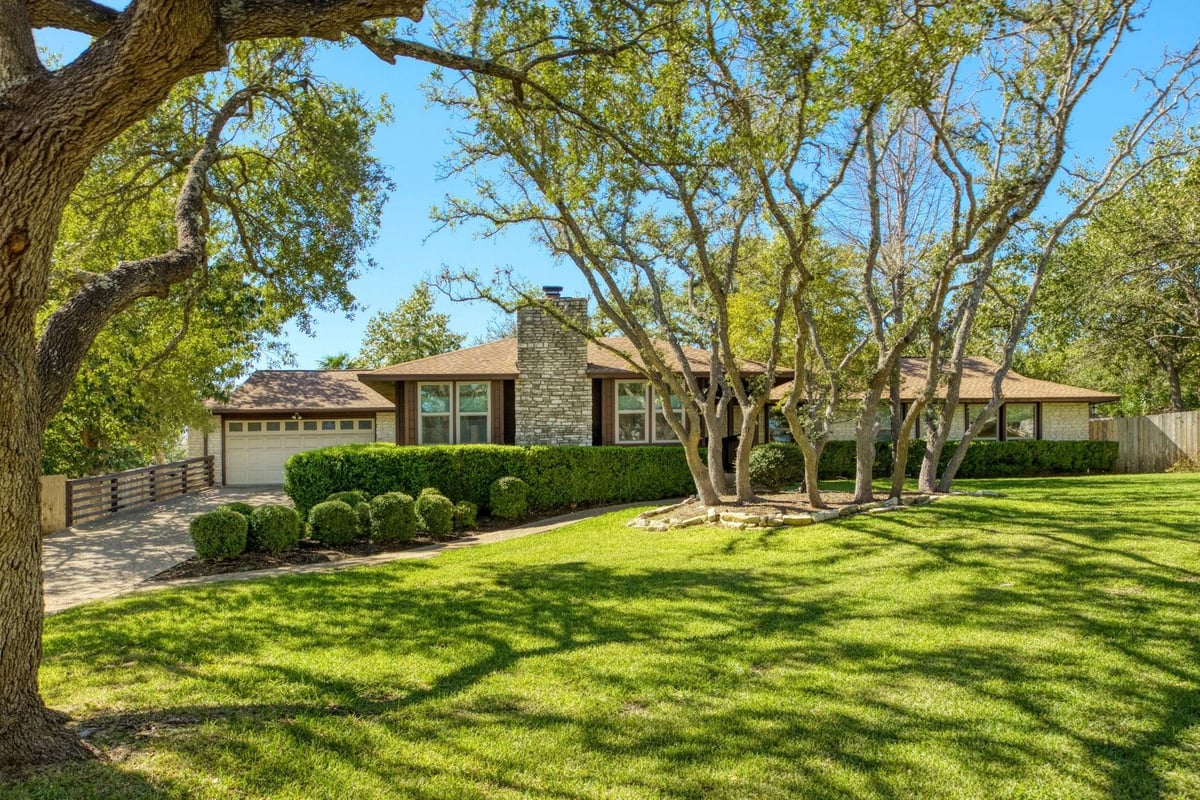 View 6507 Huckleberry Cv in Lost Creek Sec 02 6507 Huckleberry Cv - front exterior - Luxury home in Lost Creek Sec 02, Austin, TX