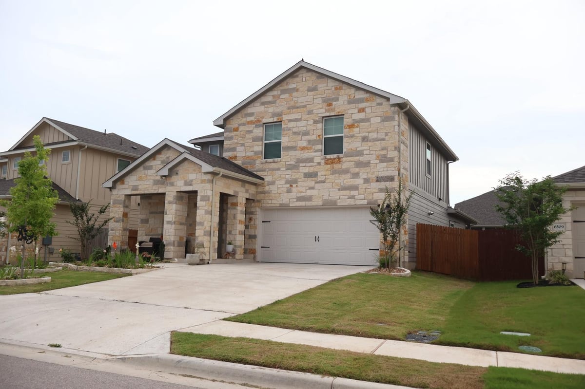 View 6511 Dragride RD in Turners Xing North Ph 2 6511 Dragride RD - front exterior - Luxury home in Turners Xing North Ph 2, Buda, TX