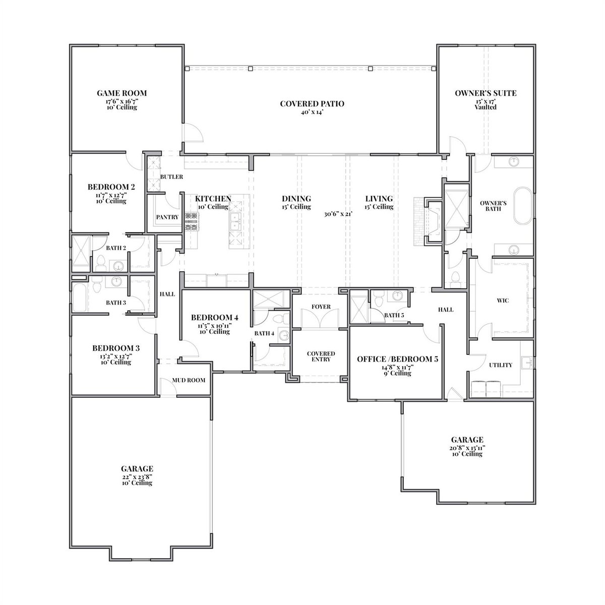 Kitchen at 6513 Lavish Bnd - 5 bed 5 bath home