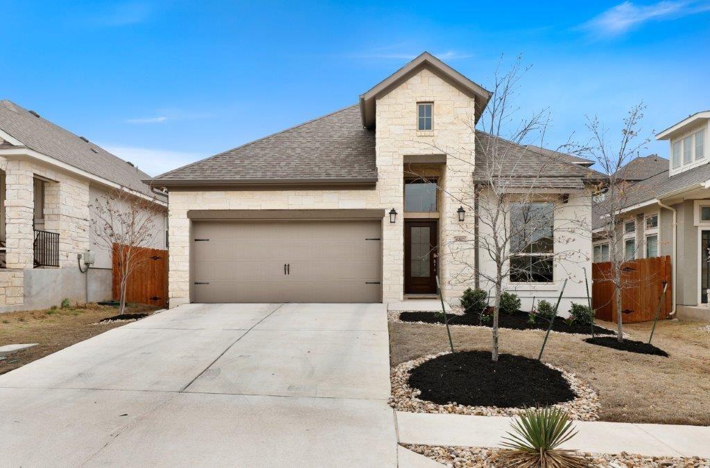 6517 Llano Stage Trl - front exterior - Luxury home in Sweetwater Master Community, Austin, TX