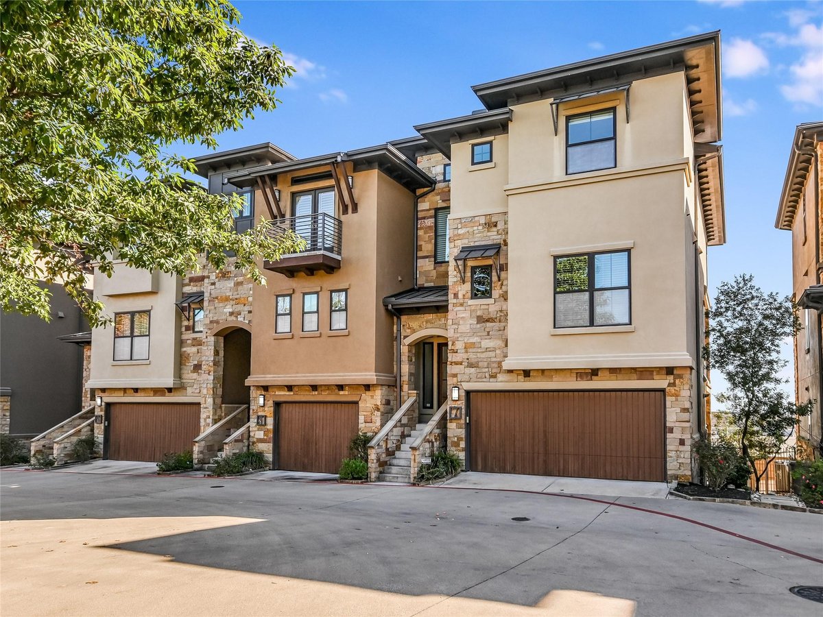 View 6533 E Hill Dr Unit #7 in Bluffs At Balcones 6533 E Hill Dr Unit #7 - front exterior - Luxury home in Bluffs At Balcones, Austin, TX