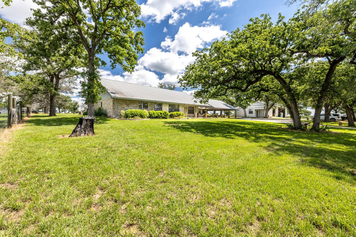 View 6589 State Highway 304 in None 6589 State Highway 304 - front exterior - Luxury home in None, Harwood, TX