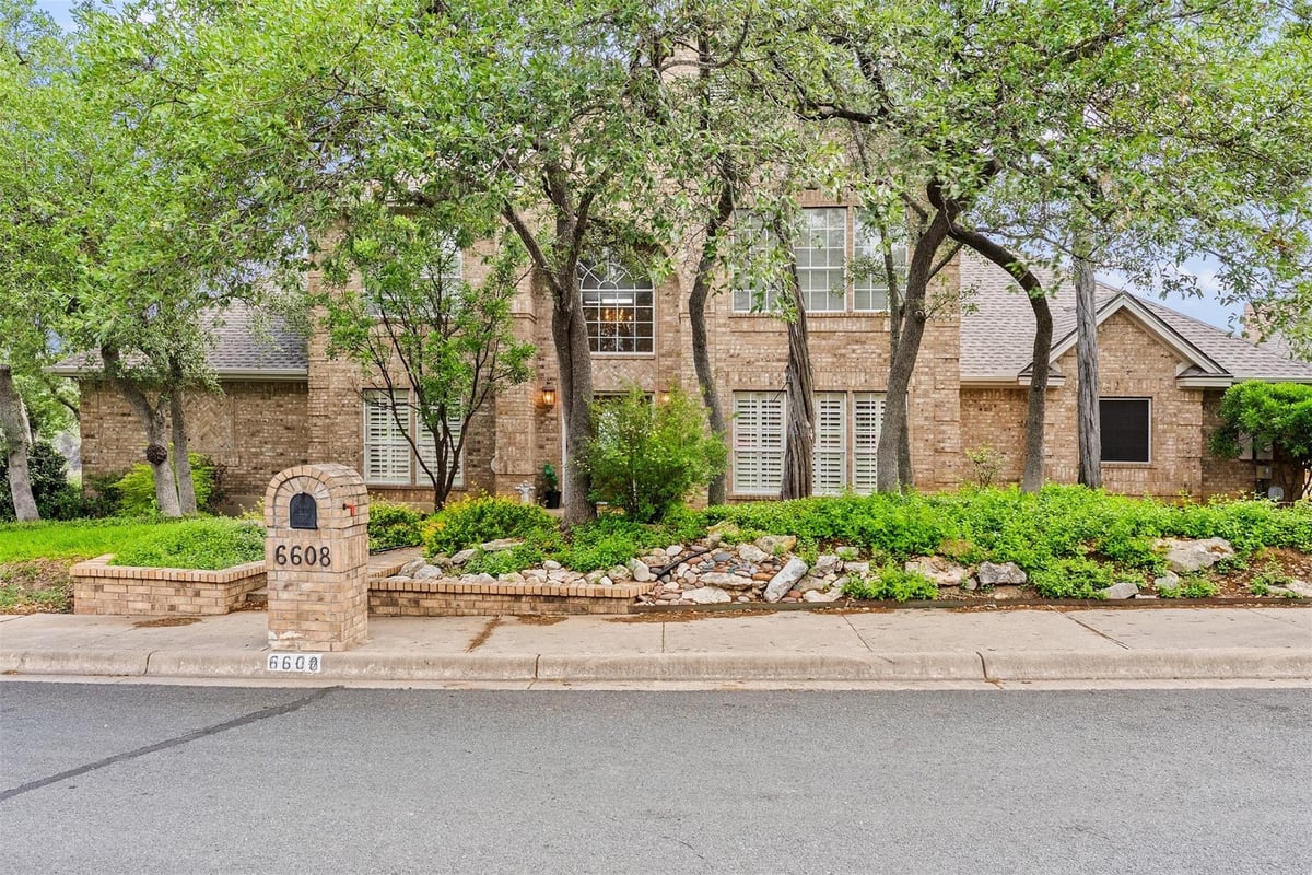 View 6608 Winterberry DR in Overlook At Jester 6608 Winterberry DR - front exterior - Luxury home in Overlook At Jester, Austin, TX
