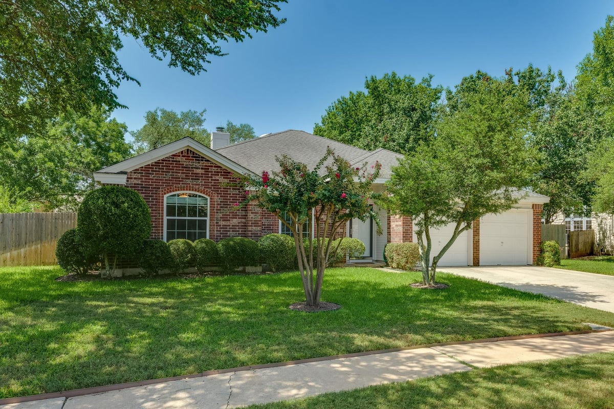 View 6611 Carisbrooke Ln in Harris Branch Ph 01-A Sec 03 6611 Carisbrooke Ln - front exterior - Luxury home in Harris Branch Ph 01-A Sec 03, Austin, TX
