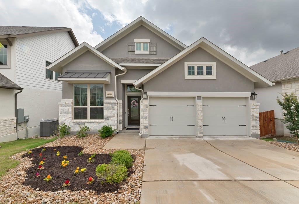 6616 Llano Stage TRL - front exterior - Luxury home in Sweetwater, Austin, TX