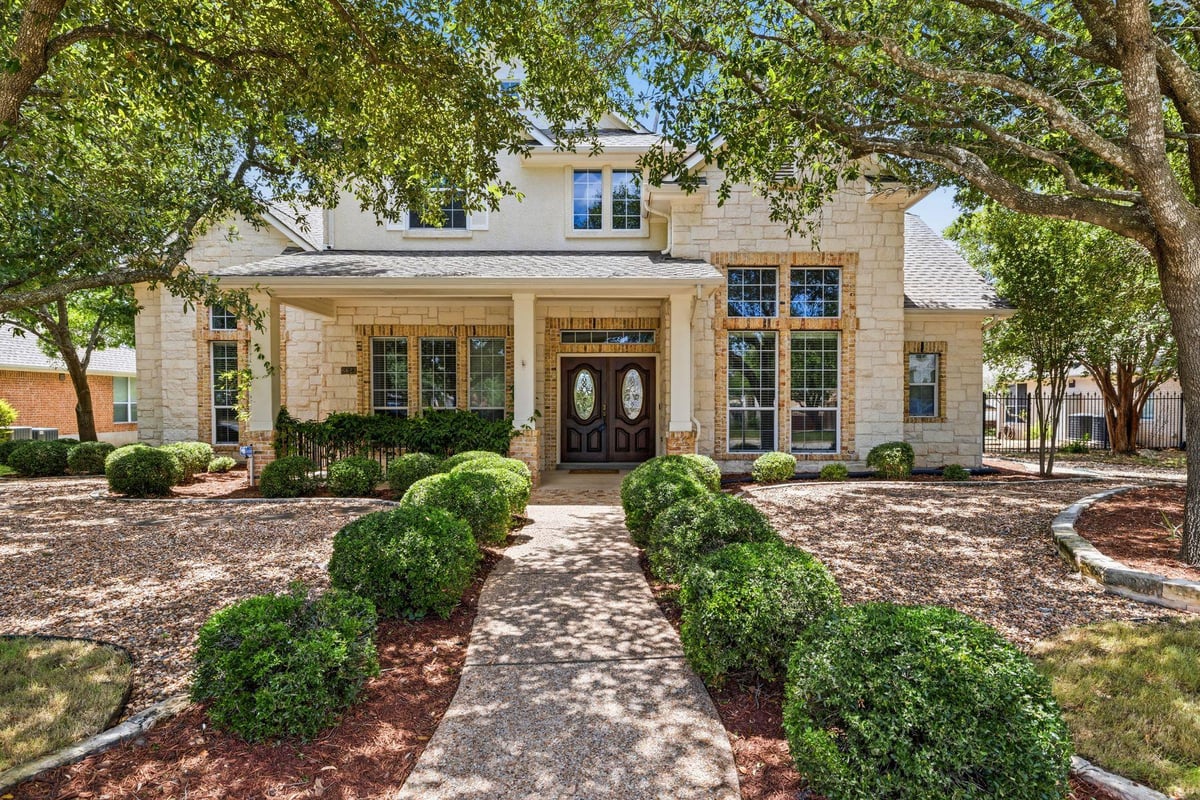 View 6623 Yaupon DR in Great Hills Sec 28 6623 Yaupon DR - front exterior - Luxury home in Great Hills Sec 28, Austin, TX