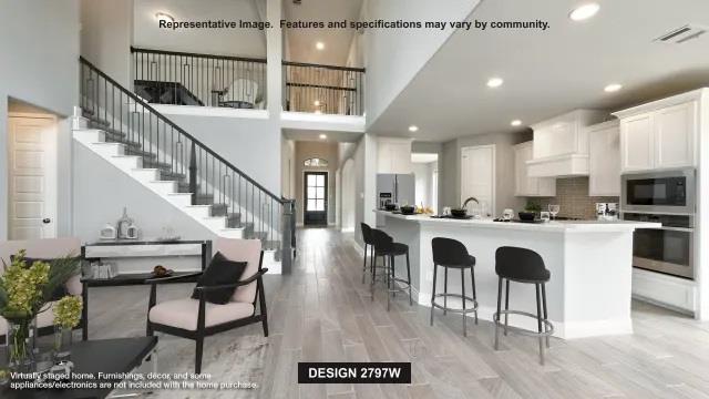 Living area at 664 Bay Breeze Dr - 4 bed 3 bath home