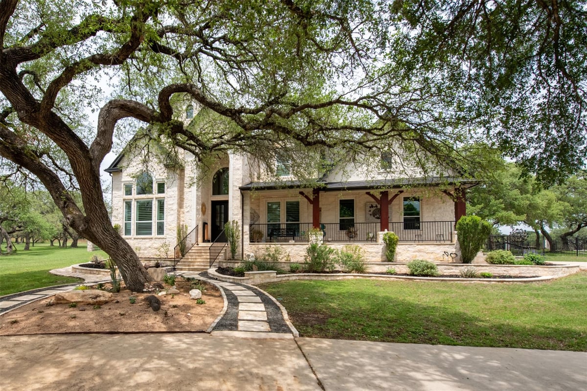 View 664 Ranchers Club Ln in La Ventana Ph 1 664 Ranchers Club Ln - front exterior - Luxury home in La Ventana Ph 1, Driftwood, TX